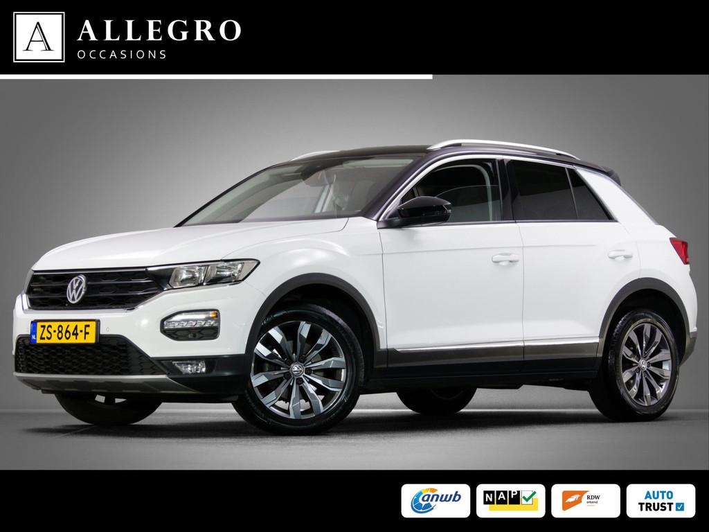 Volkswagen T-Roc 1.0 TSI Style (APPLE CARPLAY / ANDROID AUTO, Voorwielaandrijving, Stof, Gebruikt, Wit