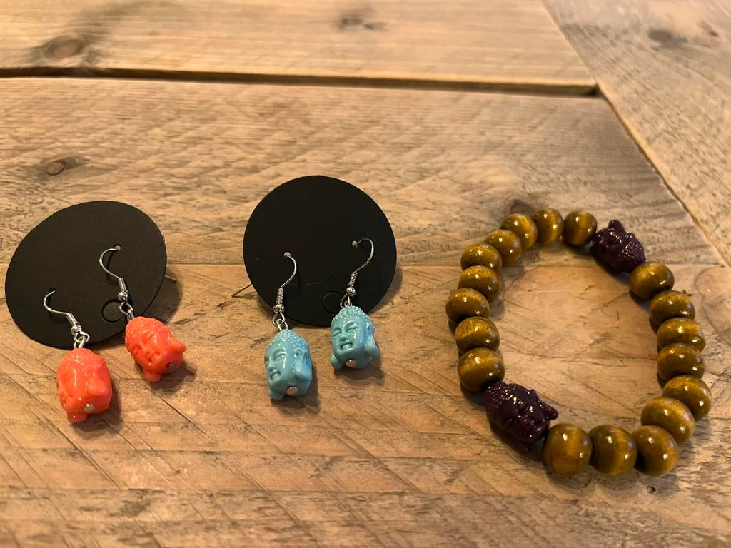 Buddha, Overige materialen, Hangers, Overige kleuren, Nieuw