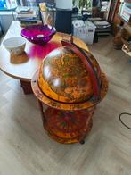 Wereldbol Bar - Unieke Drankkast, Ophalen of Verzenden, Gebruikt