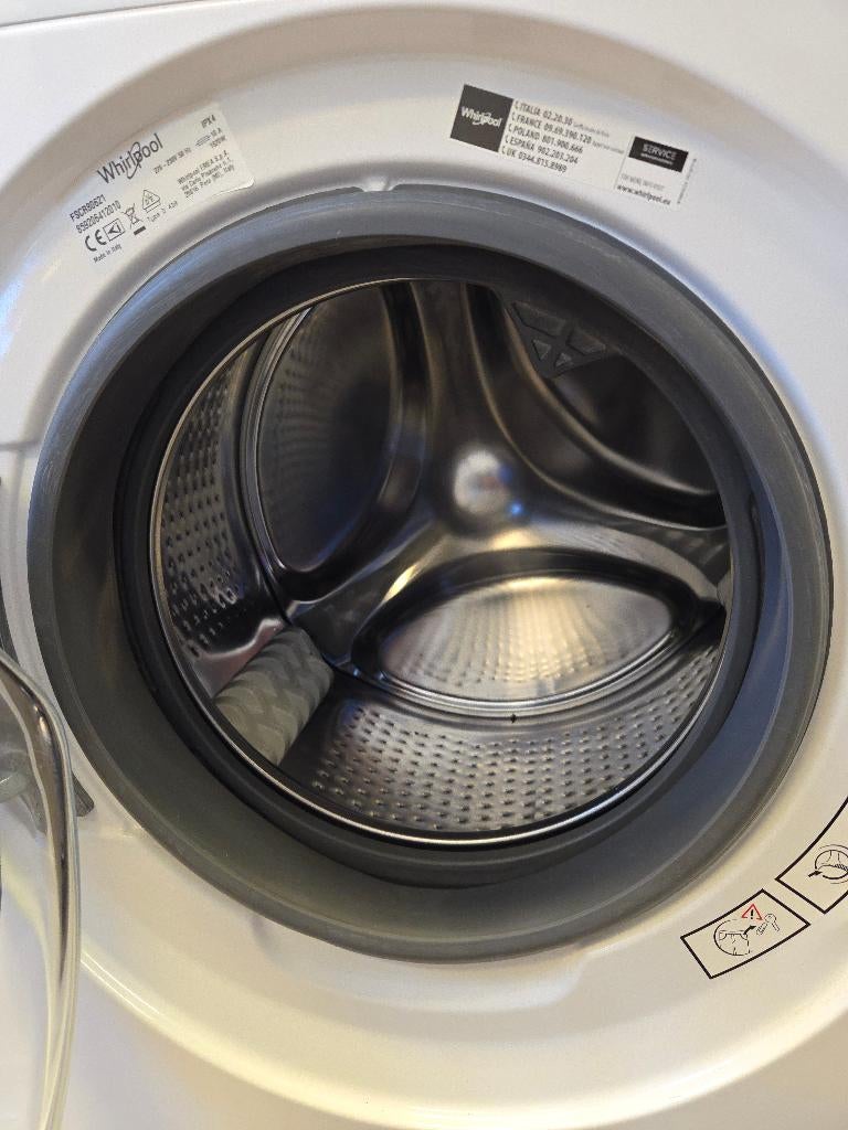 wasmachine - Whirlpool - 8kg, Ophalen, USA, 8 tot 10 kg, Voorlader