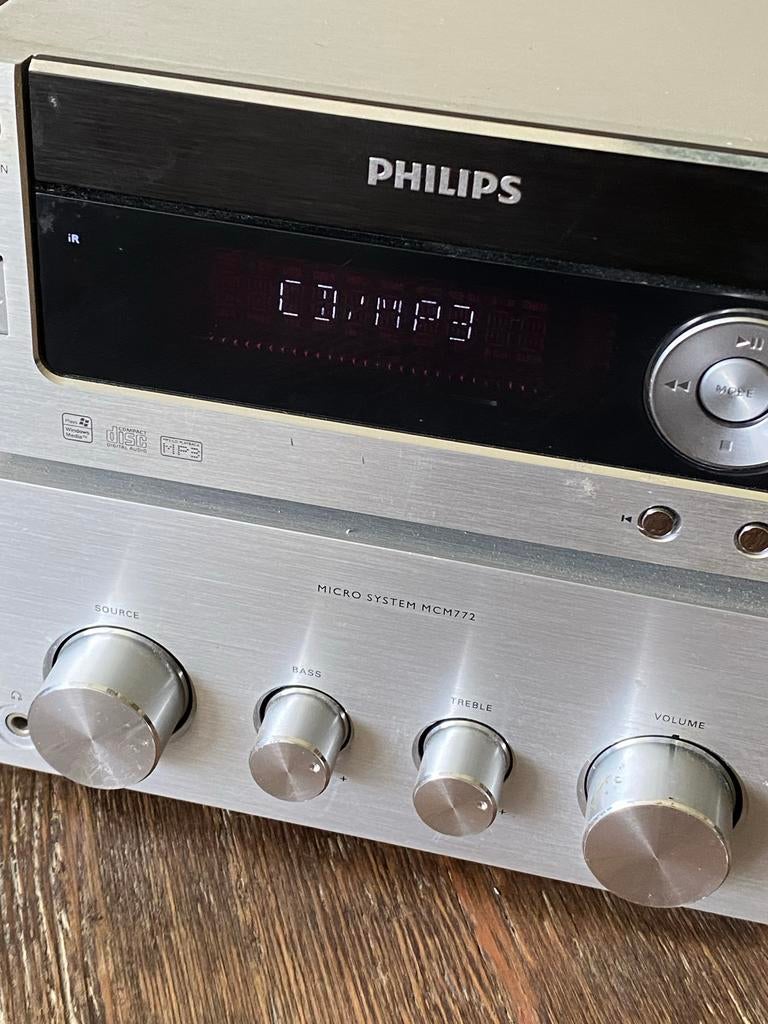Philips Micro System MCM772 met USB, CD/MP3-speler en radio, Audio, Tv en Foto, Philips, Gebruikt, Ophalen of Verzenden, Microset