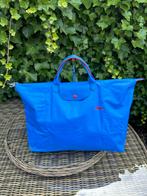 Longchamp Le Pliage reistas | blauw | 34x62 cm, Ophalen, Zo goed als nieuw, Blauw, Shopper