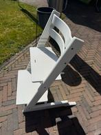 Witte Triptrap stoel - Meegroeistoel, Ophalen of Verzenden, Gebruikt, Meegroeistoel, Aanschuifbaar