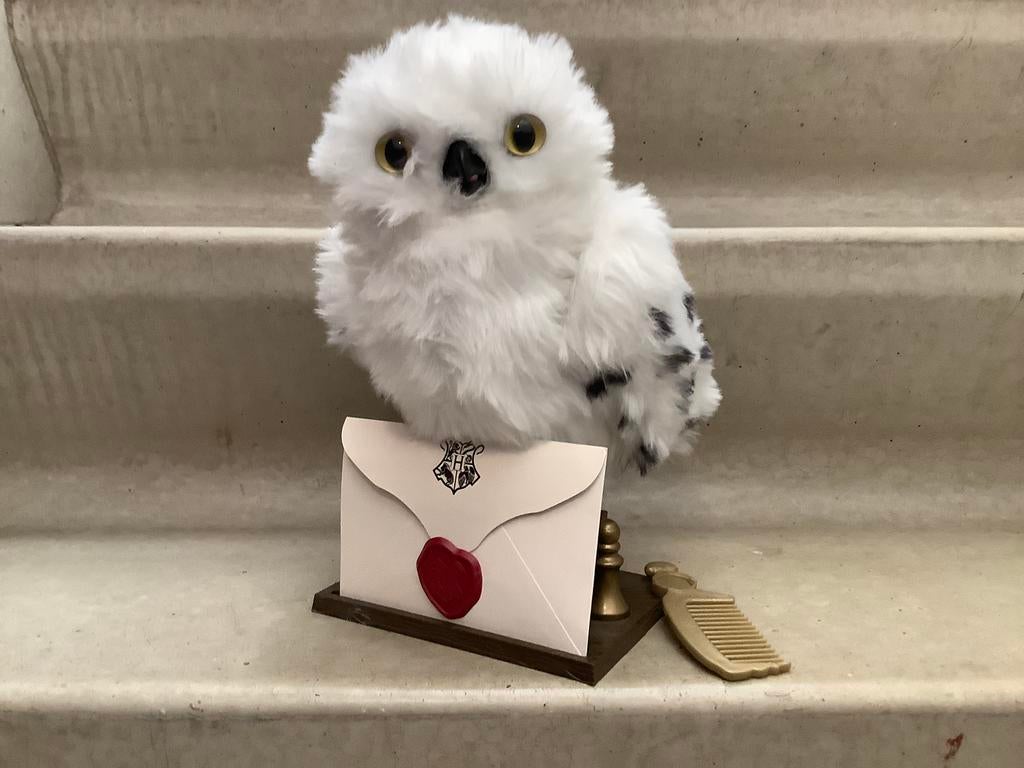 Harry Potter Enchanting Hedwig, een interactieve knuffel uil, Ophalen, Zo goed als nieuw