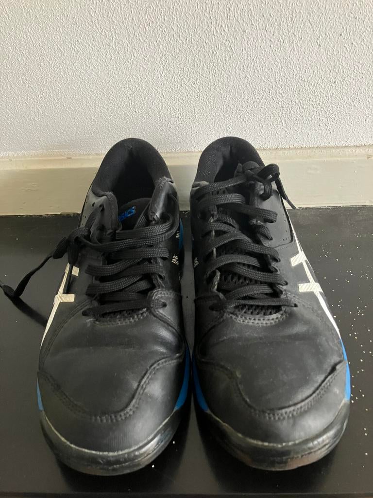 Zwart blauwe hockeyschoenen Asics mt 36, Sport en Fitness, Hockey, Ophalen of Verzenden, Gebruikt, Schoenen