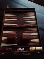 Backgammon koffer, Hobby en Vrije tijd, Gebruikt, Een of twee spelers, Ophalen of Verzenden, Backgammon