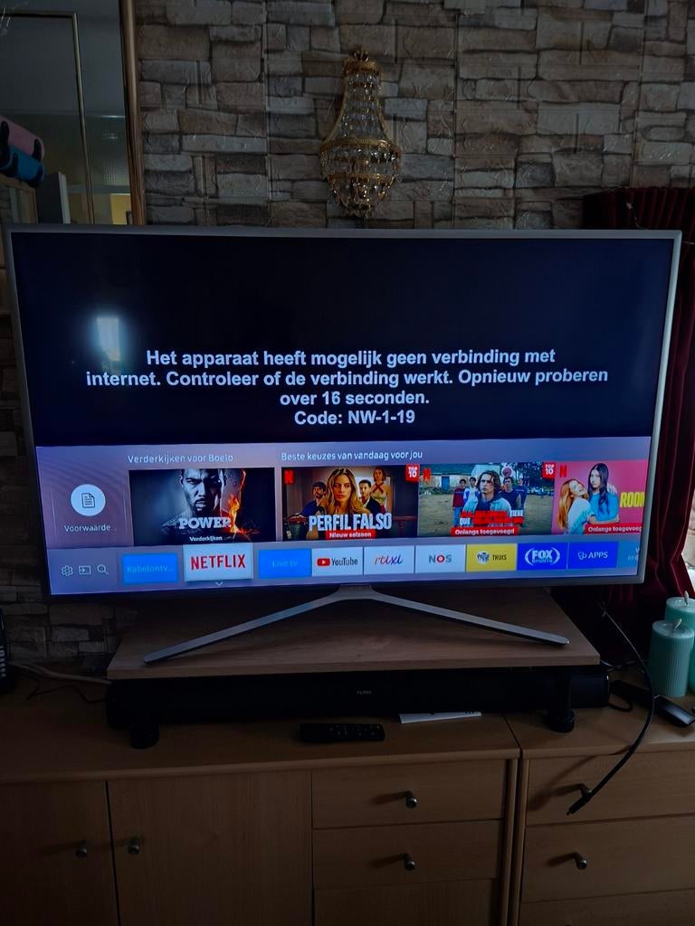 Te koop nog een hele goed werkende samsung tv, Ophalen, 50 Hz, Samsung, 100 cm of meer