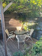 Originele Franse tuinstoelen, Tuin en Terras, Tuinstoelen, Ophalen of Verzenden, Gebruikt, Metaal