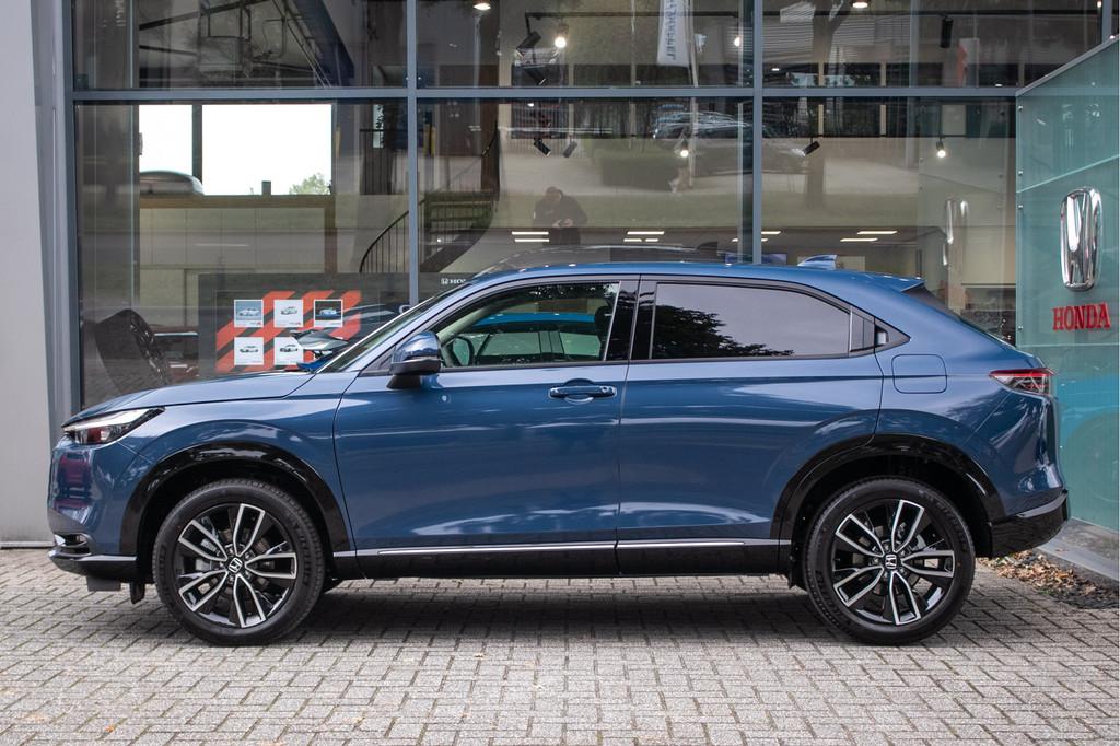 Honda HR-V 1.5 e:HEV Advance - Cons.prijs rijklr | Honda Sen, 12 maanden, Lichtsensor, Blauw, Leder en Stof