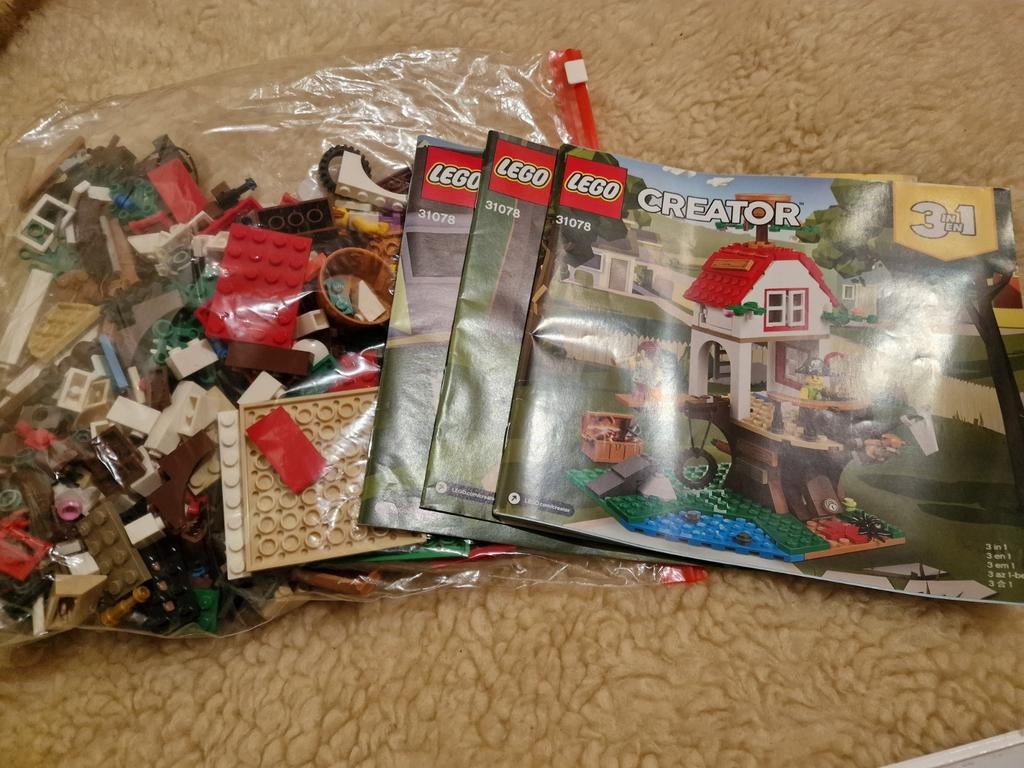 Lego Creator 31078 Boomhut Schatzoekers, Compleet, Gebruikt, Lego, Ophalen of Verzenden