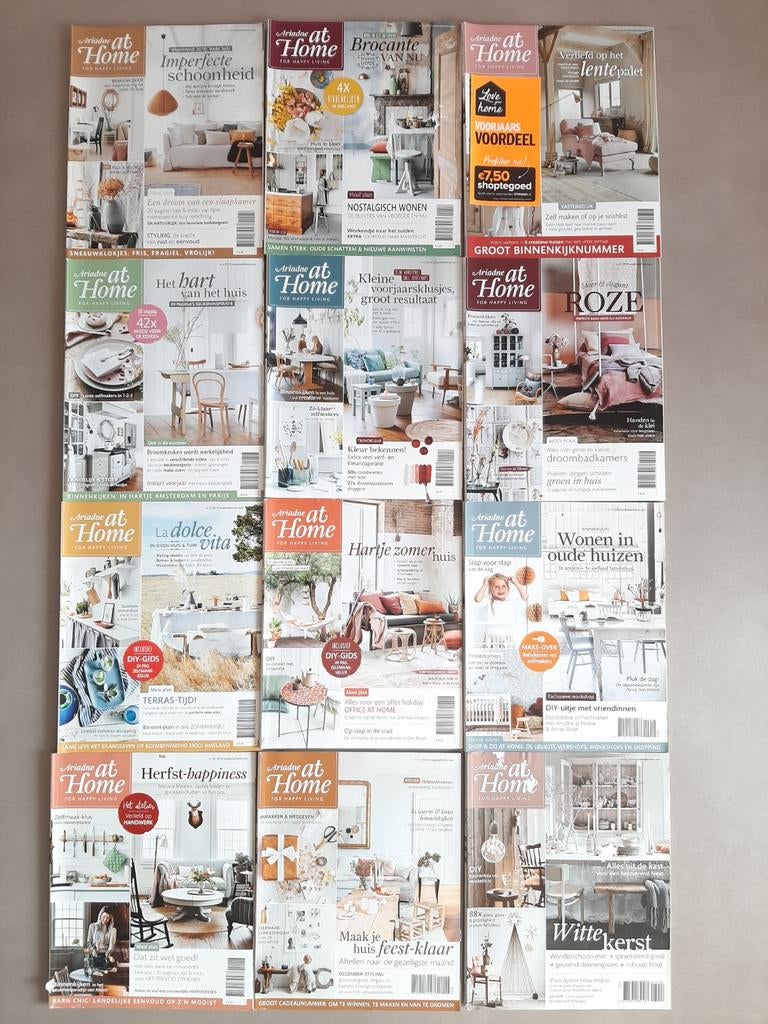 Ariadne at home 2018 jaargang wonen tijdschriften styling, Ophalen, Zo goed als nieuw, Overige typen