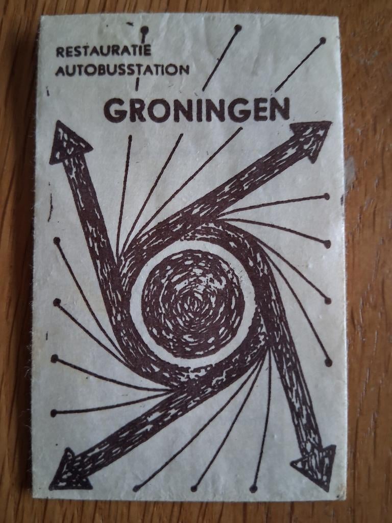 Suikerzakje #633 Autobusstation Groningen, Verzenden, Nederland