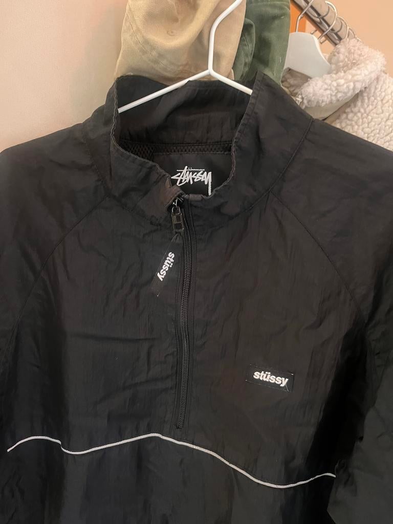 Stüssy half zip windbreaker, Ophalen of Verzenden, Zo goed als nieuw, Regenjas