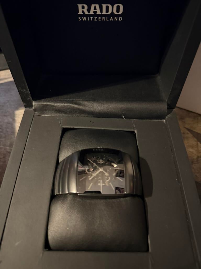 Rado sintra skeleton automatic, Ophalen, Zo goed als nieuw, Staal, Overige merken