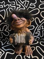 Vintage Noorse Trol met accordeon - Uniek verzamelobject, Ophalen of Verzenden