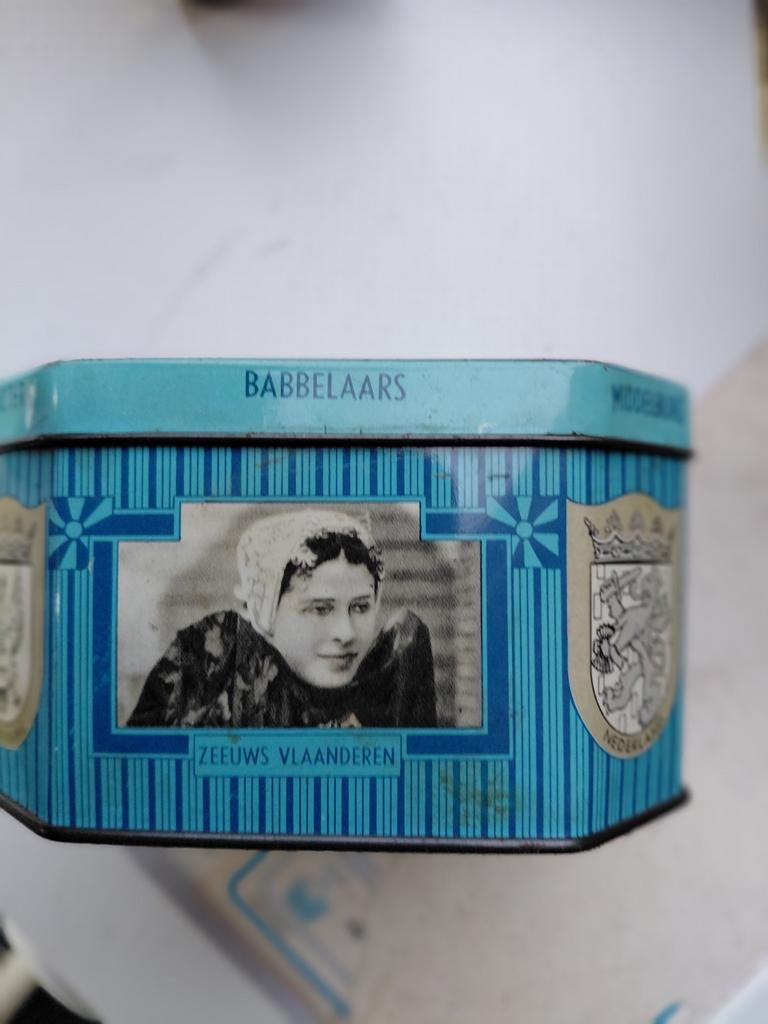 Oud blikje voor boter babbelaars, Ophalen of Verzenden