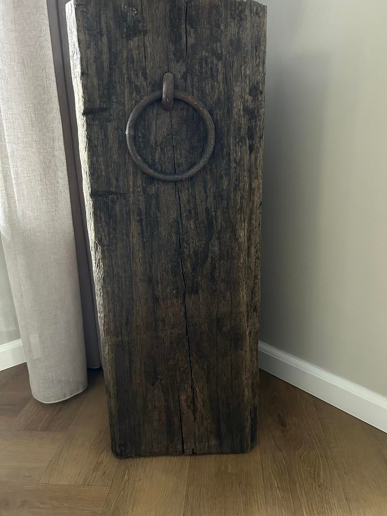 Meerpaal met ring, Ophalen, Hout, Gebruikt, Landelijk