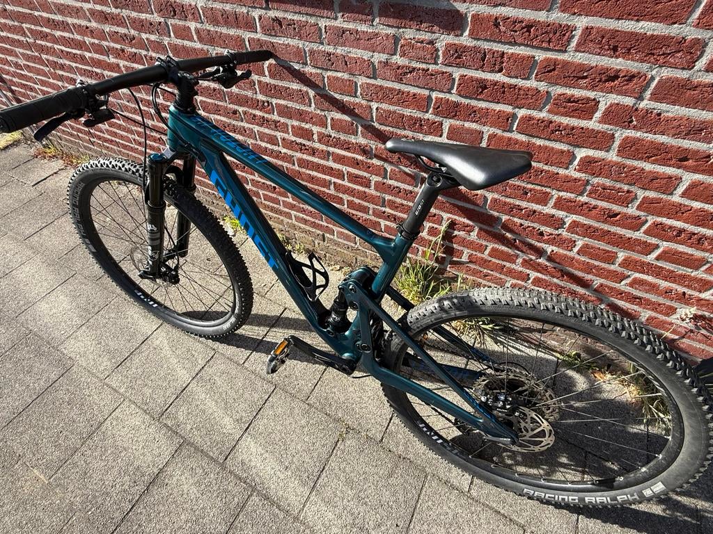 MTB Ghost Lector FS SF Essential - M - Blauw, Fully, 49 tot 53 cm, Zo goed als nieuw, Schijfrem