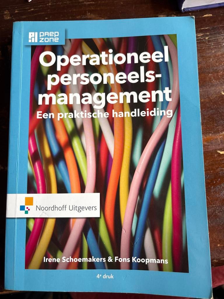 Operationeel personeelsmanagement 4e druk, Boeken, Ophalen of Verzenden, Gamma, Gelezen, HBO