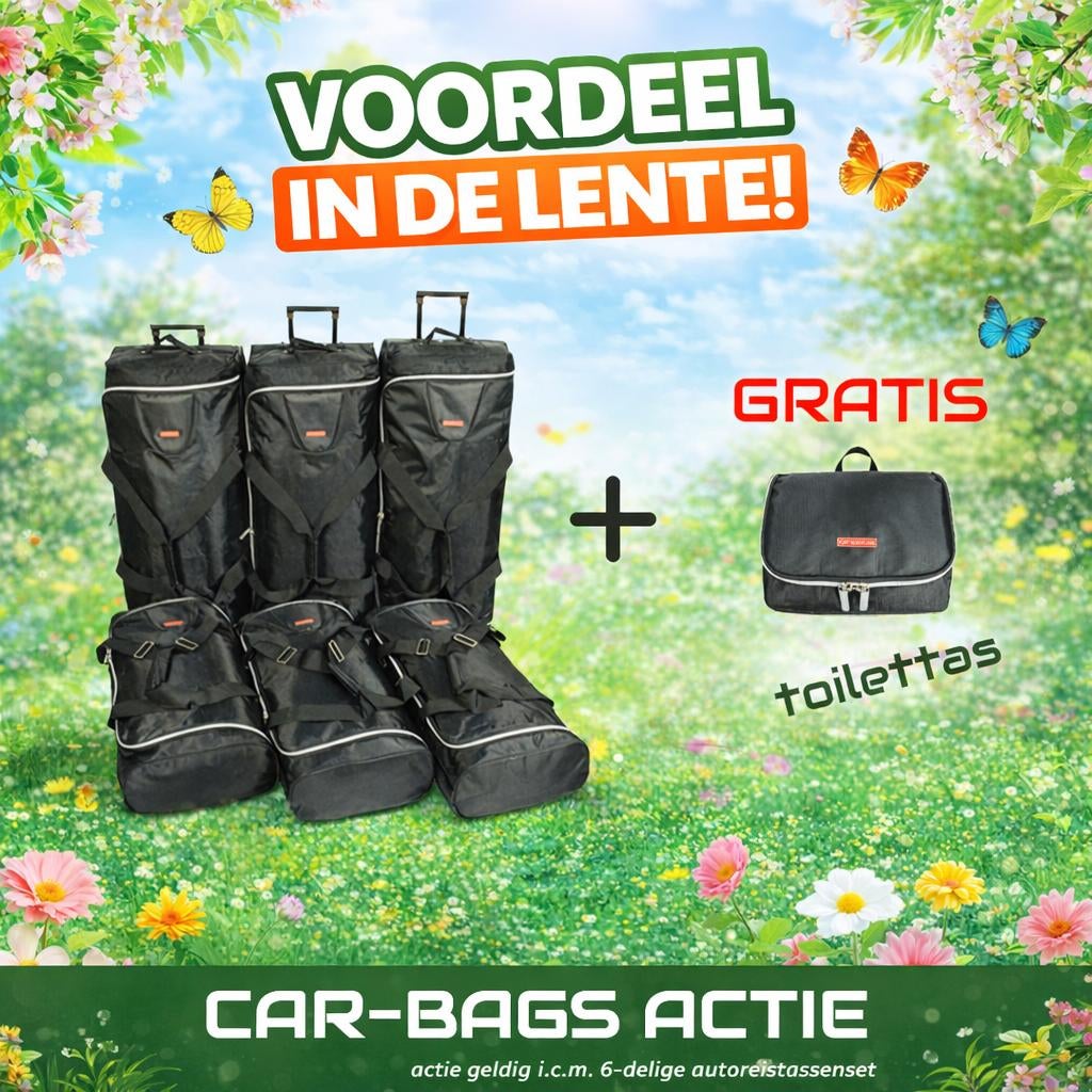 Gratis Accessoire bij 6-delige CAR-BAGS autoreistassenset, Auto diversen, Dakkoffers, Ophalen of Verzenden, Nieuw