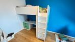IKEA SMÅSTAD hoogslaper met bureau en kast, Ophalen, Gebruikt, Hoogslaper