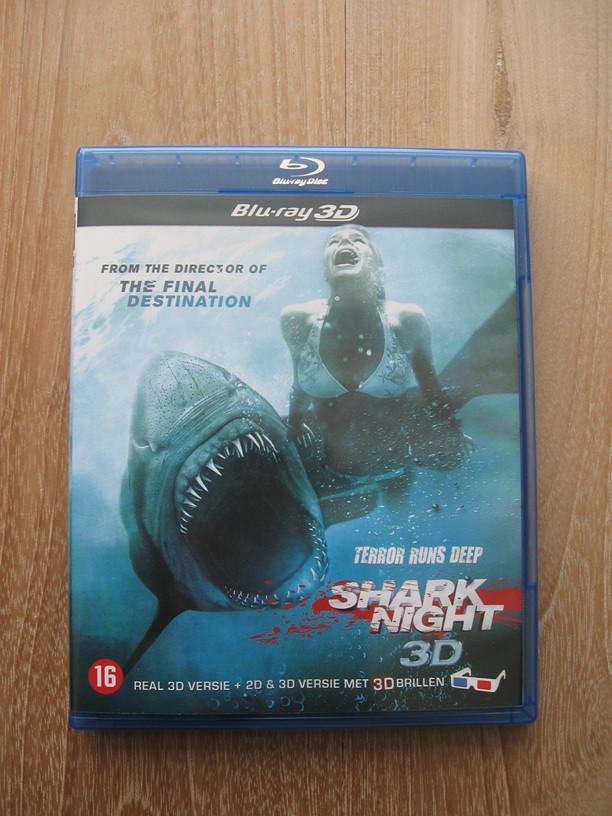 3D (+ 2D) Blu-ray Shark Night Sara Paxton Katharine McPhee, Ophalen of Verzenden, Zo goed als nieuw, Horror