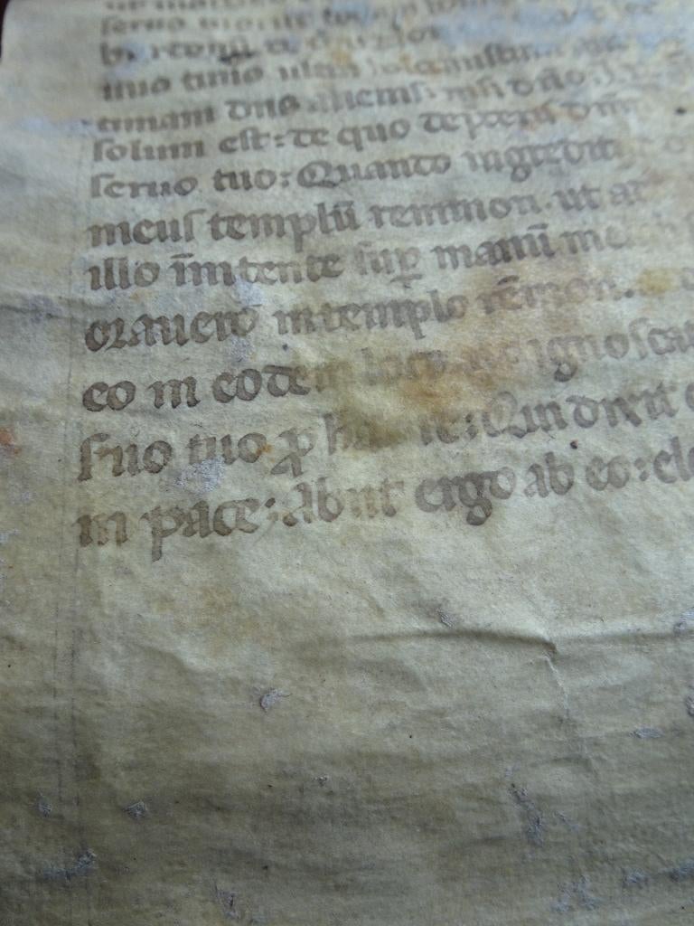 Bijbel manuscript perkament 2 Koningen 1200-1225 Italie, Verzenden