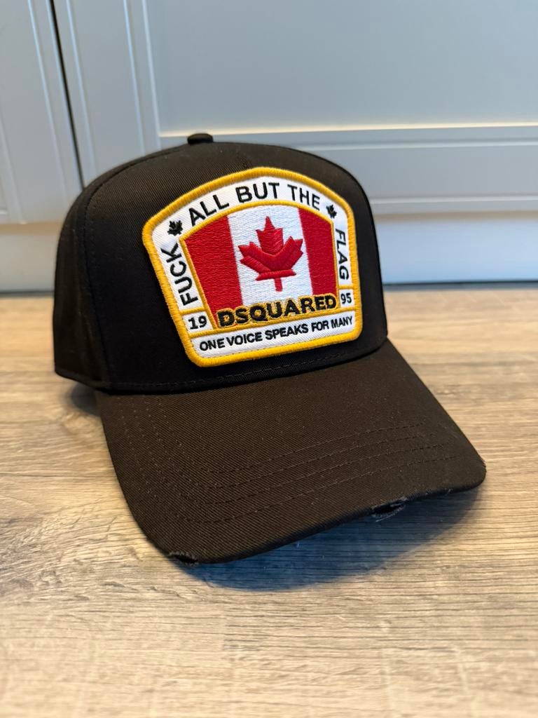 DSQUARED2 CANADIAN FLAG - PET - BLACK ORIGINEEL, Kleding | Heren, Ophalen of Verzenden, Nieuw, One size fits all