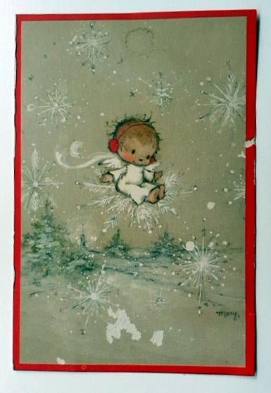Kerstkaart jaren 60?, Ophalen of Verzenden, Voor 1920, Overijssel