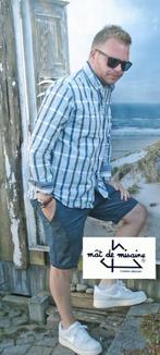 MAT DE MISAINE ‍️🙋‍♂️gestreepte overhemd mt 5, Zo goed als nieuw, Verzenden, Blauw, Mat de Misaine