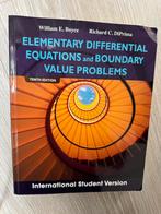 Elementary Differential Equations - 10th Edition, Ophalen of Verzenden, Beta, Zo goed als nieuw, HBO
