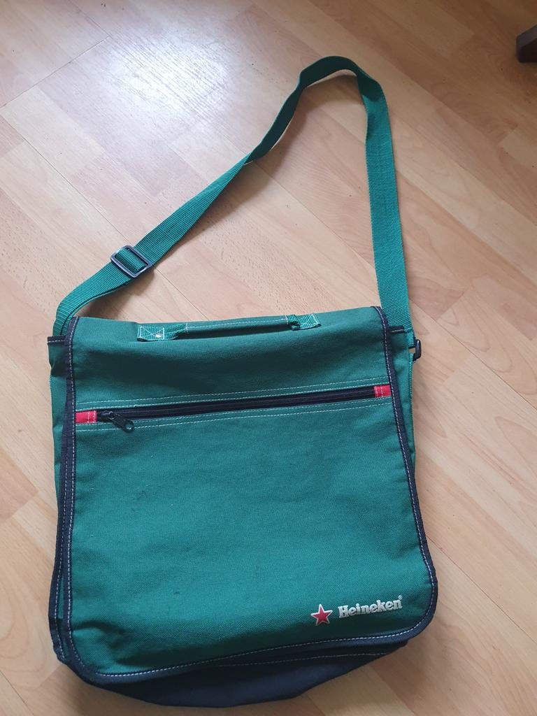 Heineken Schoudertas Groen, Kleding | Heren, Overige maten, Ophalen of Verzenden, Zo goed als nieuw, Groen