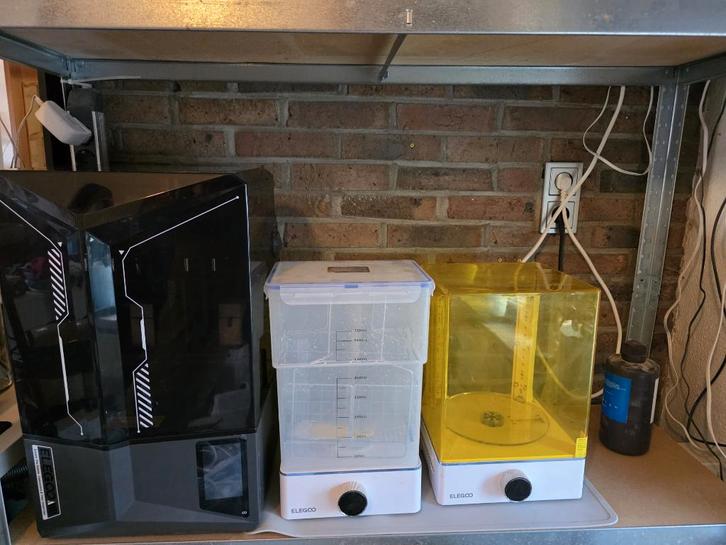 Saturn 4 Ultra 12K + Mercury XS bundel – zo goed als nieuw, Computers en Software, 3D Printers, Zo goed als nieuw, Ingebouwde Wi-Fi