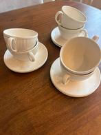 Wedgwood Windsor soepkom met onderschotel (6x), Ophalen, Zo goed als nieuw, Porselein, Kop en/of schotel