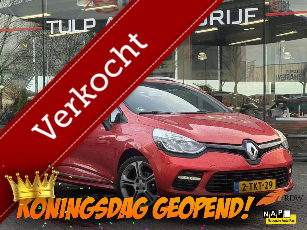 Renault Clio Estate 1.2 GT Luxe Automaat 2014 Nette auto, Euro 5, Start-stop-systeem, Gebruikt, Zwart
