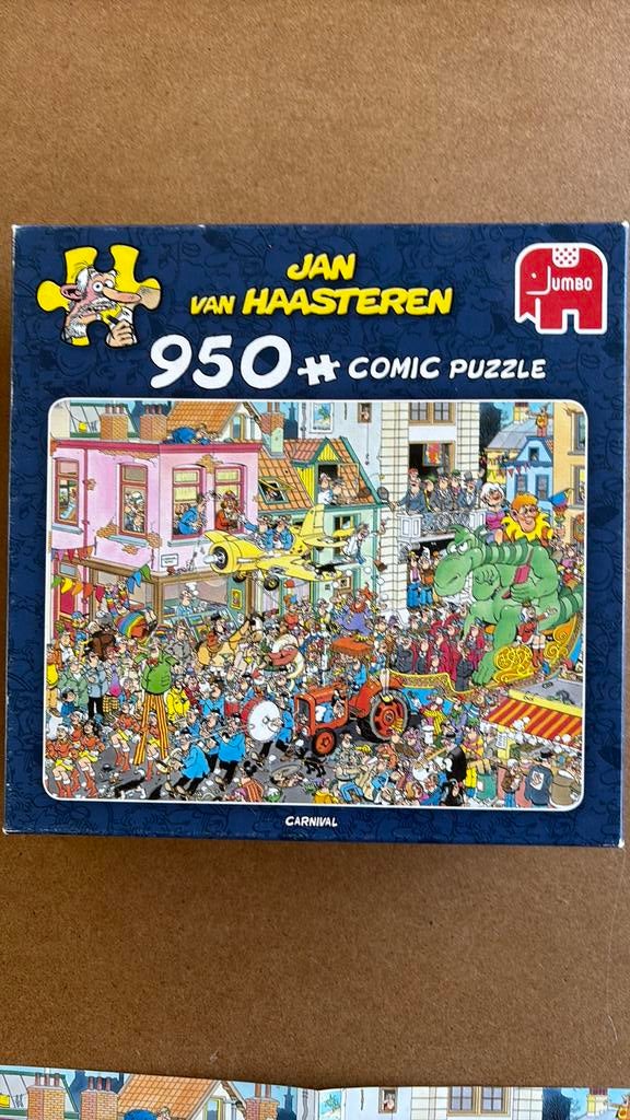 Jan van Haasteren puzzel 950stukjes, Ophalen of Verzenden, 500 t/m 1500 stukjes, Zo goed als nieuw