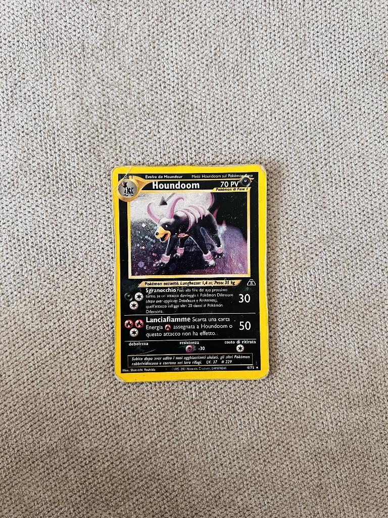 Houndoom 4/75 Holo Neo Discovery Pokemon, Verzenden, Zo goed als nieuw, Losse kaart, Foil