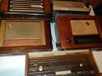 Oude radio's voor onderdelen of restauratie (4 stuks), Ophalen of Verzenden, Niet werkend, Radio