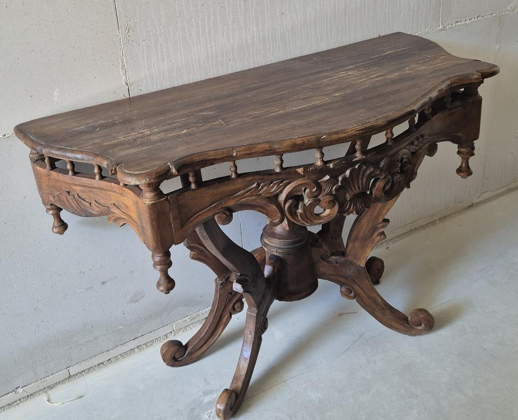 SITE TABLE, Huis en Inrichting, Tafels | Sidetables, Ophalen, Gebruikt, 100 tot 150 cm, Teakhout