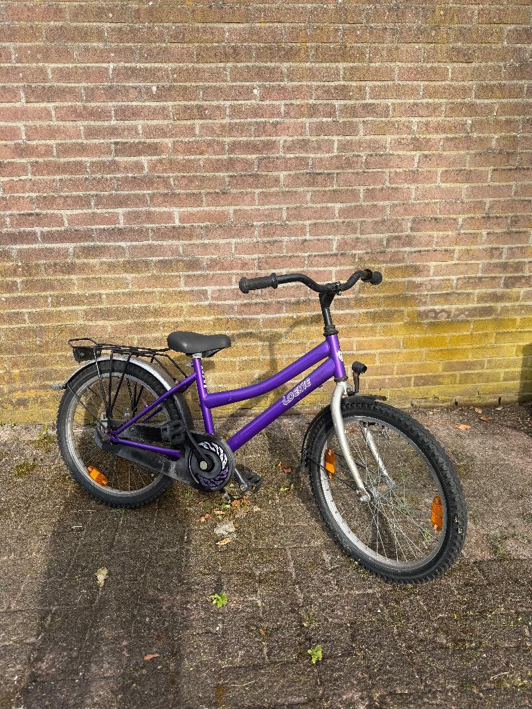 Loekie Xplorer 20 inch kinderfiets Paars/Zilver, Ophalen, Gebruikt, 20 inch of meer, Loekie