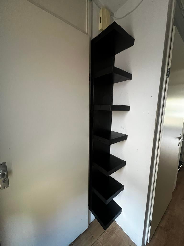 IKEA Lack Wandrek zwart - Moet snel weg, Huis en Inrichting, Ophalen, Zo goed als nieuw