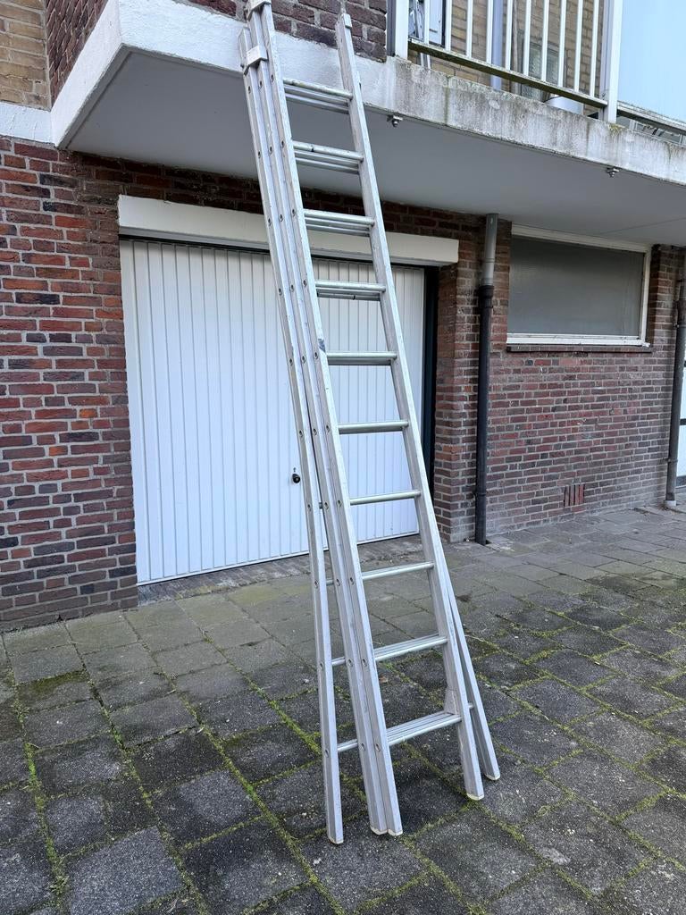 3-delige ladder - Handig en veelzijdig, Doe-het-zelf en Verbouw, Ladders en Trappen, Ophalen, Gebruikt, Ladder, Opvouwbaar of Inschuifbaar