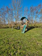 Speelhuisje Jungle Gym Mansion met schommels, Ophalen, Zo goed als nieuw, Klimwand
