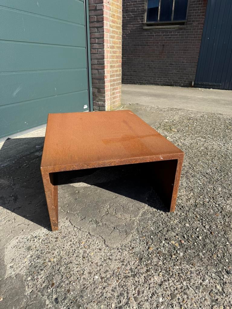 Cortenstalen overkapping voor robotmaaier, Tuin en Terras, Ophalen, Zo goed als nieuw