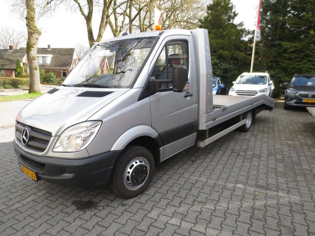 Mercedes-Benz 516CDI Oprijwagen met C rijbewijs met laadverm, Auto's, Vrachtwagens, Euro 5, Zwart, 163 pk, Zilver of Grijs