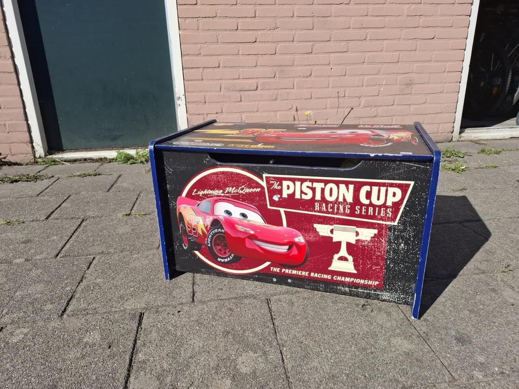 Speelgoedbak lightning mcqueen, Ophalen, Zo goed als nieuw, Overige typen