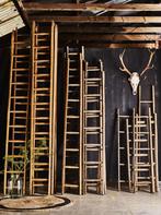 Vintage houten ladder trap fruitladder, Ophalen