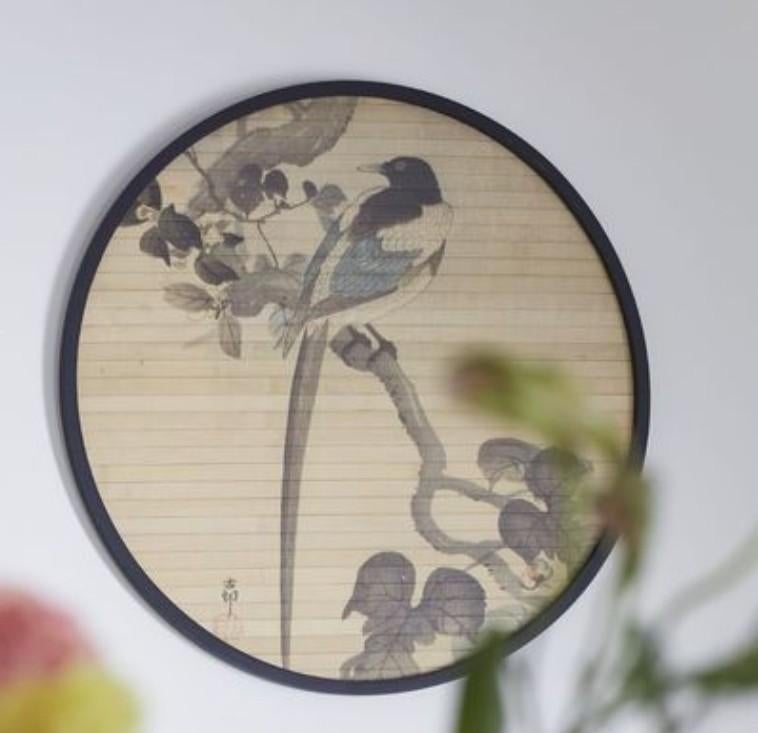 Wandbord schilderij decoratie By Boo, Ophalen, Zo goed als nieuw, Wandklok