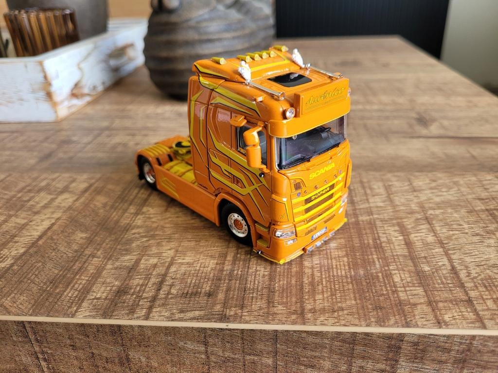 Scania truck, Hobby en Vrije tijd, Modelauto's | 1:50, T, T, Zo goed als nieuw, Tekno