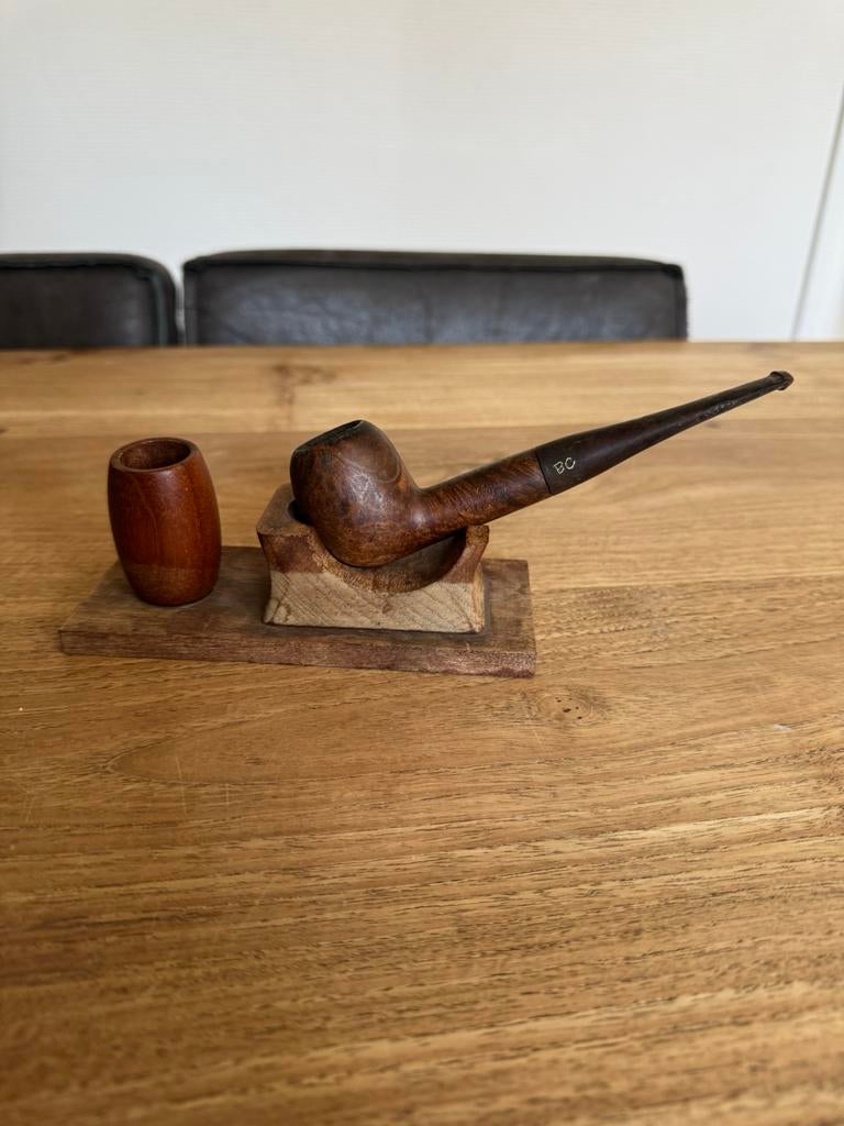 Houten pijpenhouder, Ophalen of Verzenden, Zo goed als nieuw